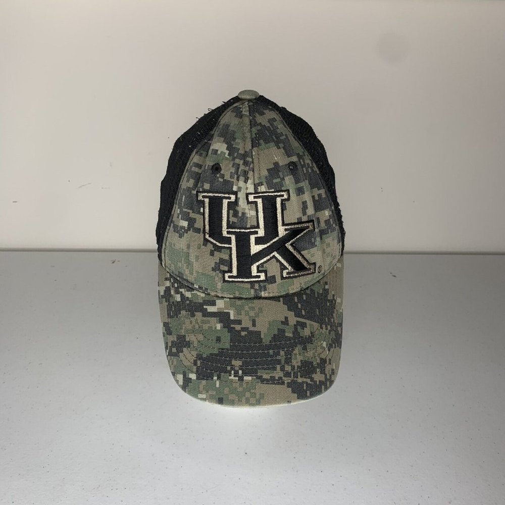 Captivating Headgear University of Kentucky UK Wildcats Camo Adjustable Hat